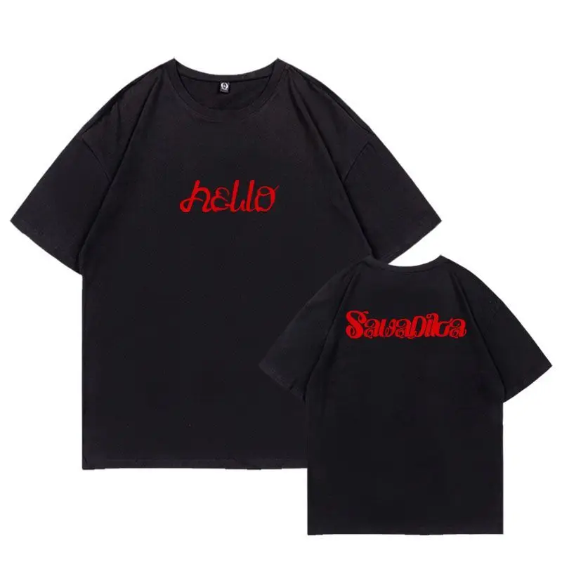 2026 Star Same T-shirt TOP PHOTO Printe TShirt Kpop helloWaKa Printe tShirt Pullovers Women Korean Style Summer Oversized Tshir