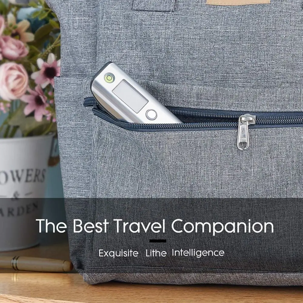 الخلفية شاشة الكريستال السائل ميزان الأمتعة الرقمي غطاء من الفولاذ المقاوم للصدأ وظيفة الفارغة المحمولة معلقة مقياس مفيد مستوى الفقاعات #6