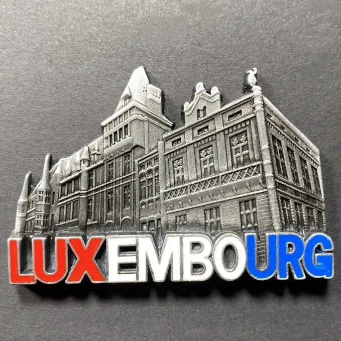 Europe Luxembourg Fridge Stickers Tourist Souvenir Refrigerator Stickers Home Decoration