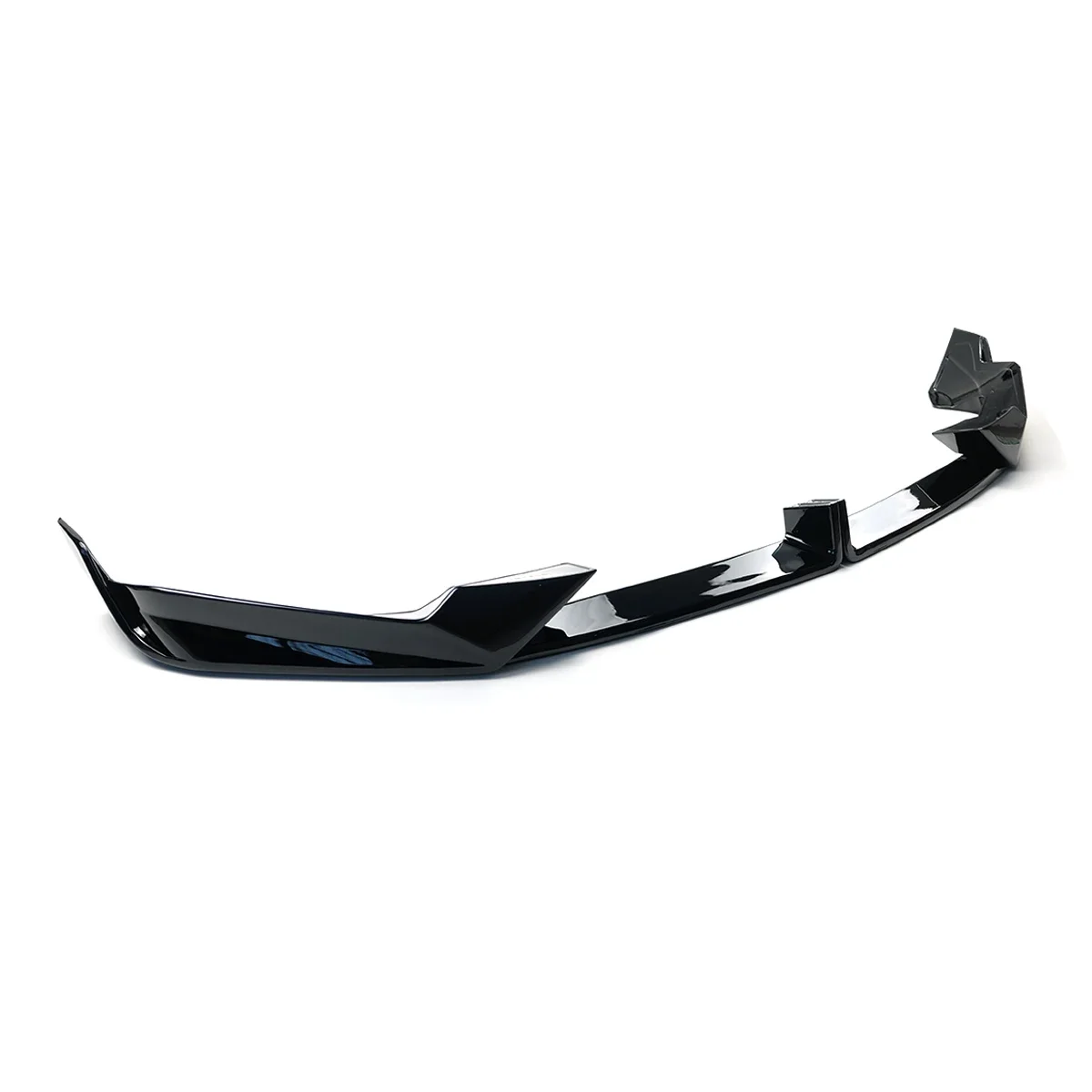 Front Bumper Lip For BMW X5 G05 LCI M Sport 2023+ Car Diffuser Splitter Spoiler Auto Accessory Carbon Fiber Look Glossy Black