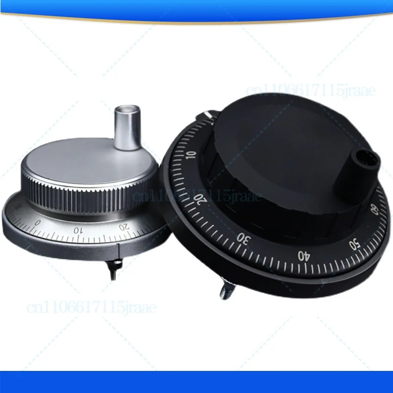 CNC Pulser Handwheel 5V 60/80mm 100PPR Manual Pulse Generator hand wheel Machine Rotary Encoder Electronic 4pins 6pins