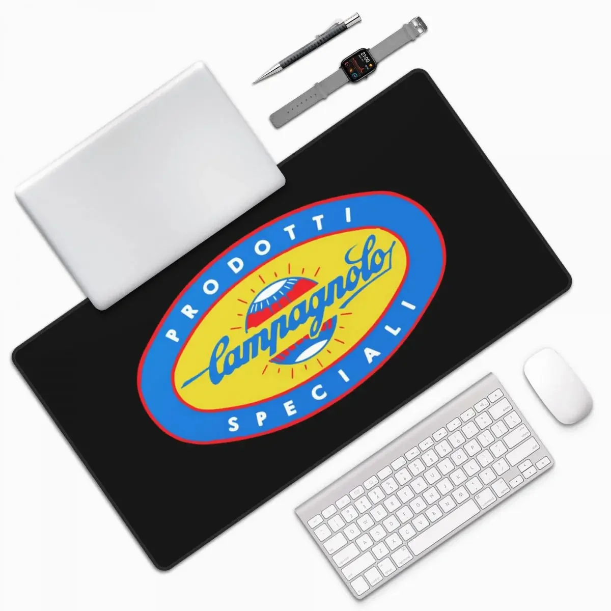 Campagnolo Vintage Italian Cycling Tour Large Mouse Pad Computer Keyboard Mouse Mat Gamer PC Laptop Desk