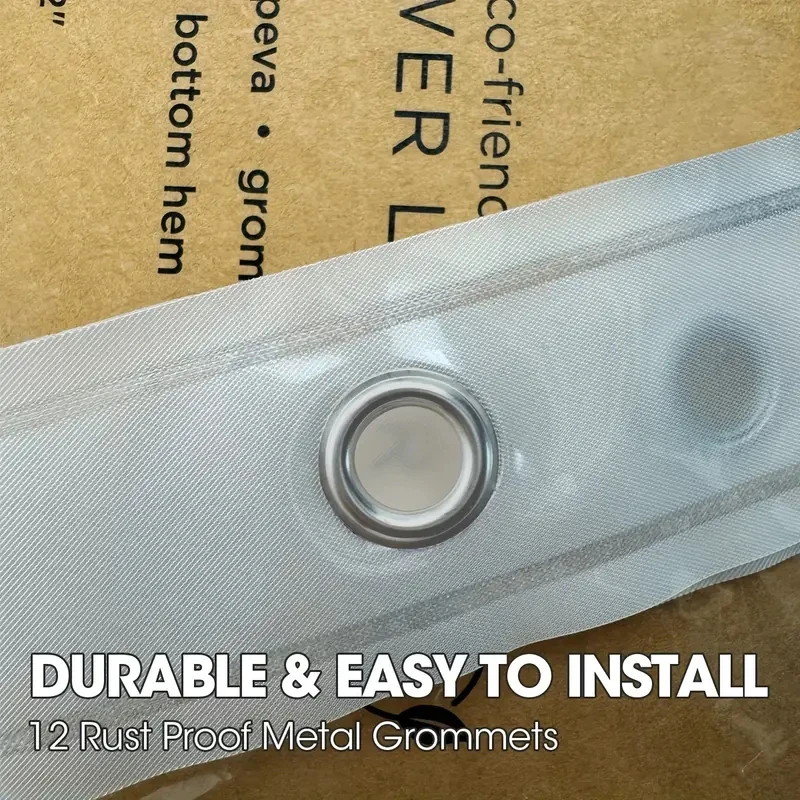 1 st doorzichtige douchegordij - Shower Curtain Liner recensie en prijs