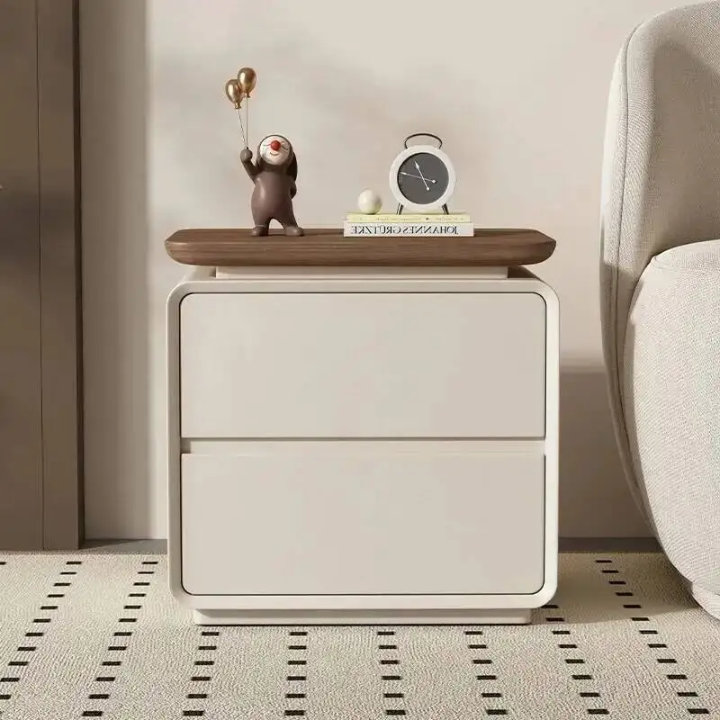 Furnitures European High-end Cozy Feeling Nightstand Fine Bedside Classic Tables Versatile Trendy Beauty Szafka Nocna Bedroom