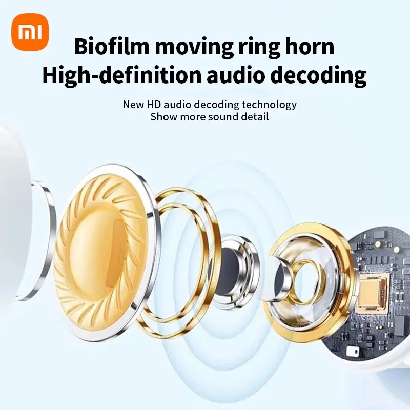 Xiaomi A8 Pro Cuffie Bluetooth con cancellazione del rumore TWS in-ear con microfono Cuffie da gioco impermeabili sportive stereo Hi-Fi