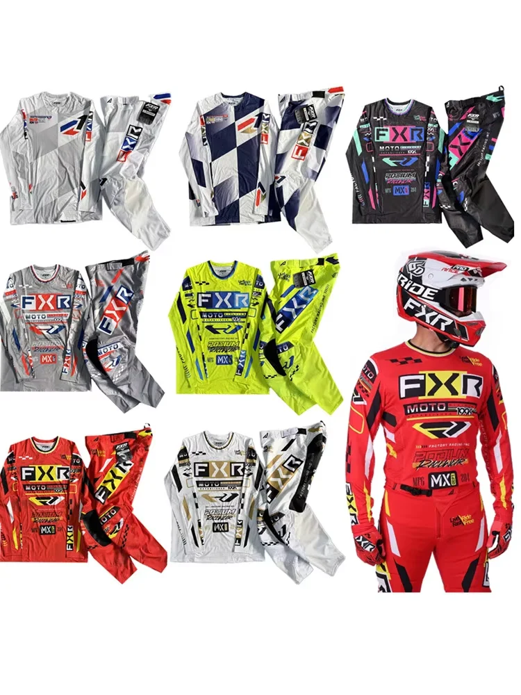 2025 MX Gear Set Dirt Bike Top Moto Jersey Ensemble Motocross Vêtements Off Road Moto Combos