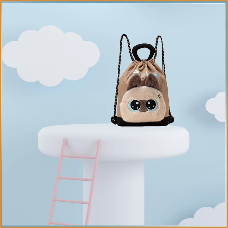Novo azuki o gato siamês azukisan boneca de pelúcia brinquedo & boneca de pelúcia mochila saco brinquedo presente para fãs