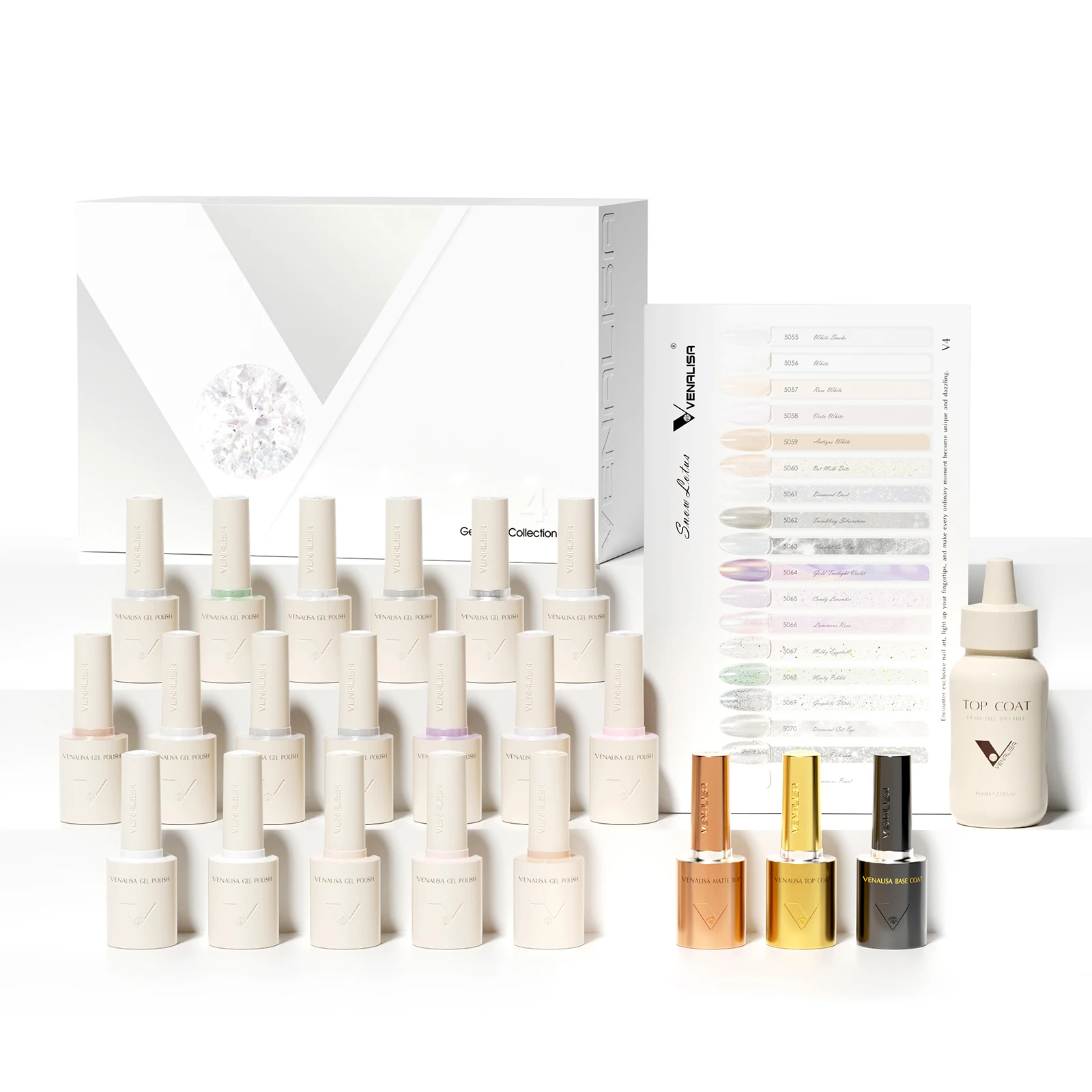 VENALISA VIP Kit 10ml Nail Gel Polish HEMA TPO FREE Neon Jelly Gel Pigment Professional Nail Art Long-lasting Gel Nail Varnish