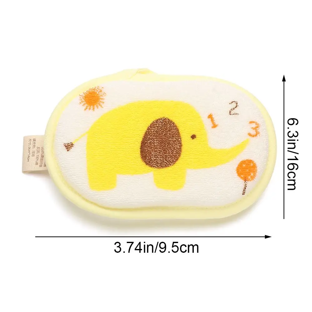 1PC Elephant Pattern Bath Sponge Comfortable Soft Towel Infant Children Rub Baby Rubbing Body Wash Sponge Bathroom Accessories