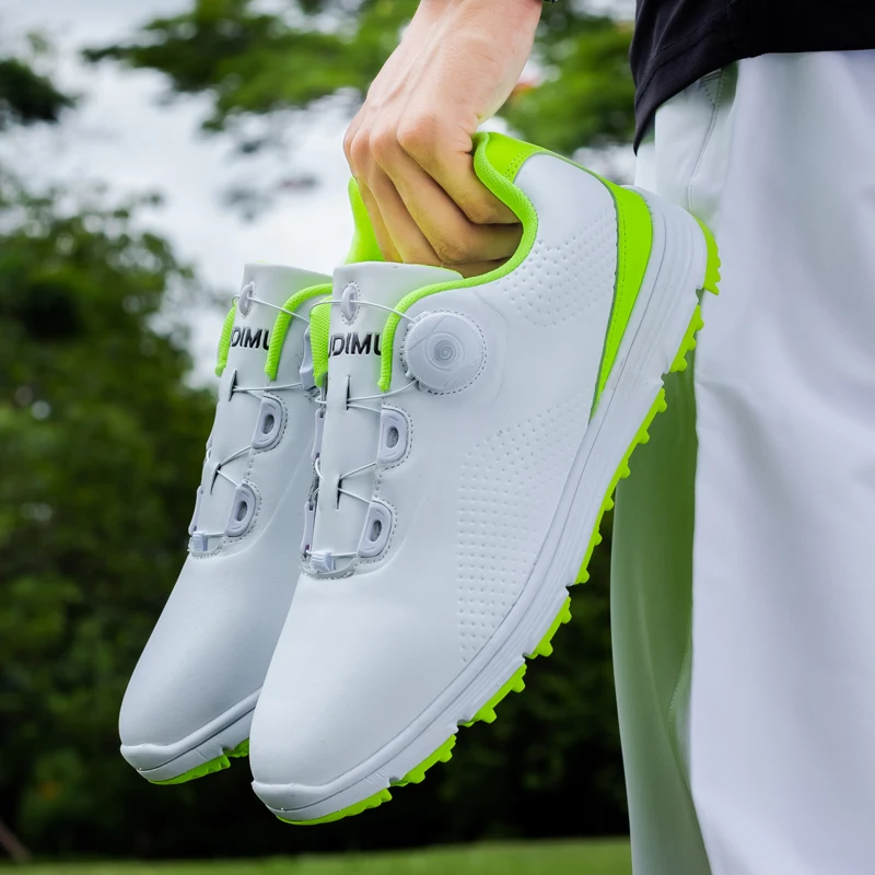 Grensoverschrijdende Export Golf Comfortabele Ademende Lederen Rotary Button Anti-Skid Vaste Paar Spijkeren Schoenen In De Zomer