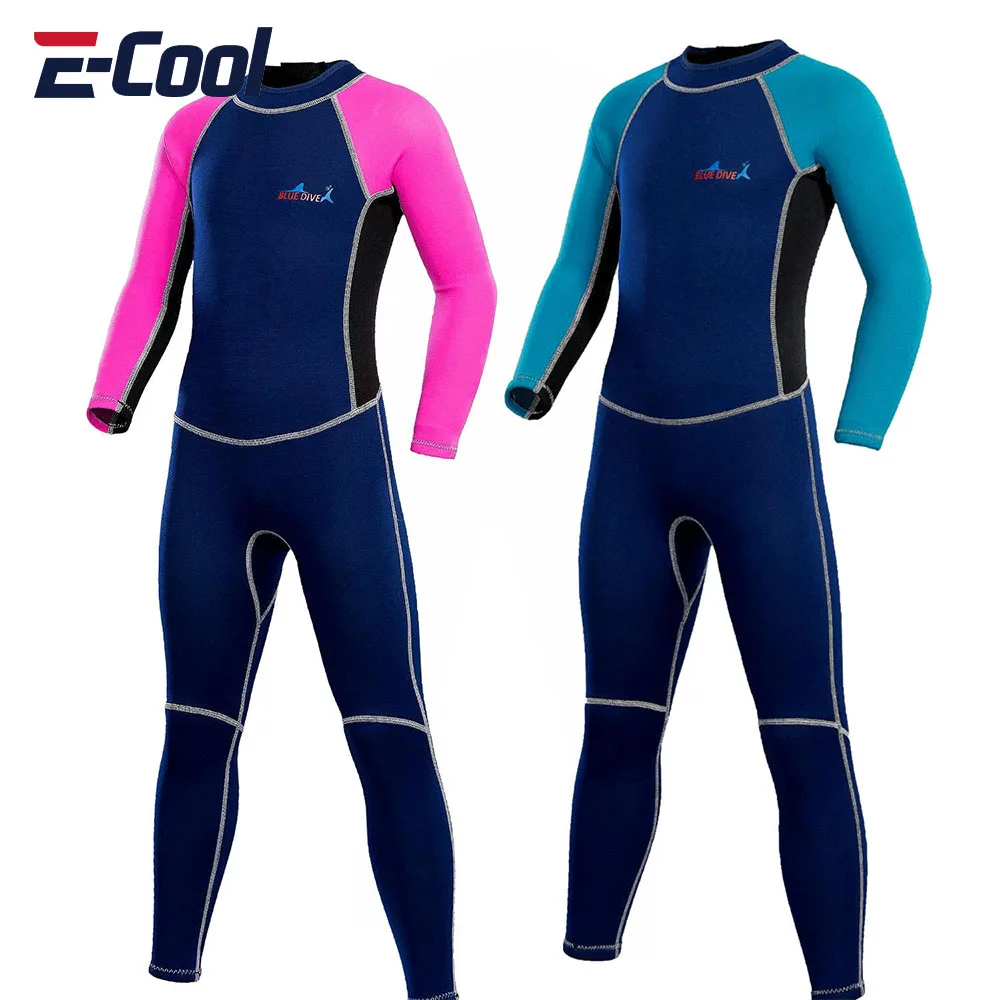 

2MM Kids Neoprene Scuba Diving Suit Wet Suits Children Swimwear Surfing Snorkeling One-Piece Suit Child Wetsuit Swim Jump Suit