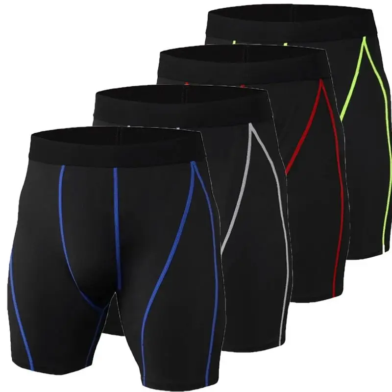 

Men's Qui Dry Crion orts Summer Skinny Tights Cleanfit Sle Mid-aged Suitable PVC Material ort Pants