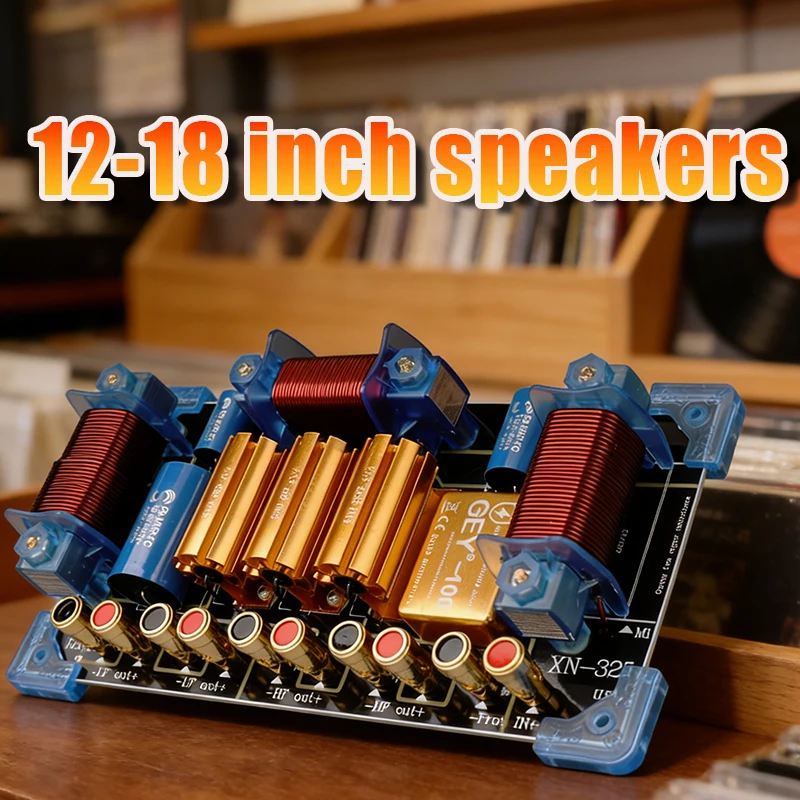 315/325 Speaker Crossover for Stage with Tweeter Protector 800Hz / 3200Hz Crossover Points 2300W for 12' 15' 18' Passive
