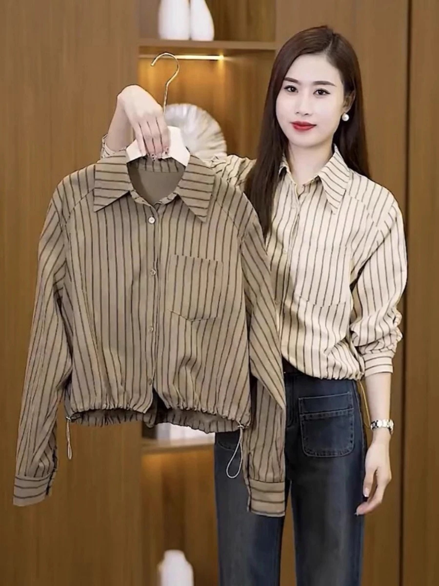 

Модная полосатая короткая юбка-шорты женская, свободного кроя, в корейском стиле, весна-лето, повседневная, с завышенной талией, утягивающая, элегантная, маленькая юбка-шорты