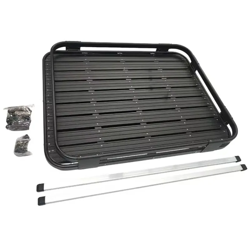 Factory Direct Universal Aluminum Alloy Car Roof Rack Roof Basket Luggage Rack Car Carrier Basket