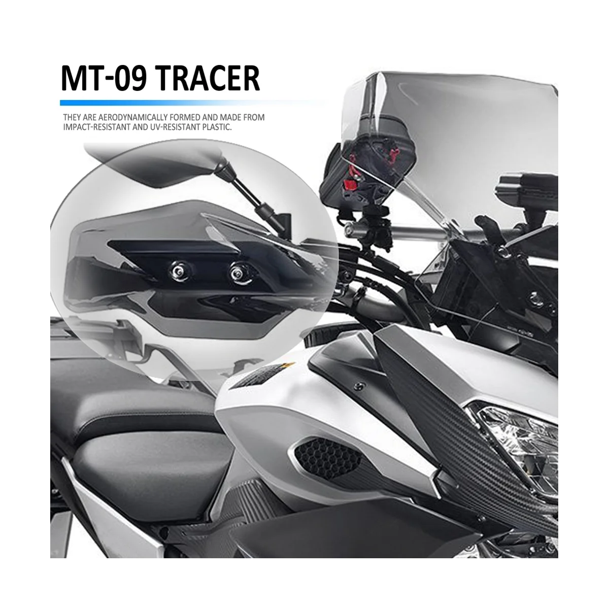 Motorcycle Extended Hand Deflector Handguards Protectors Windscreen for MT-09 Tracer 900 MT-09