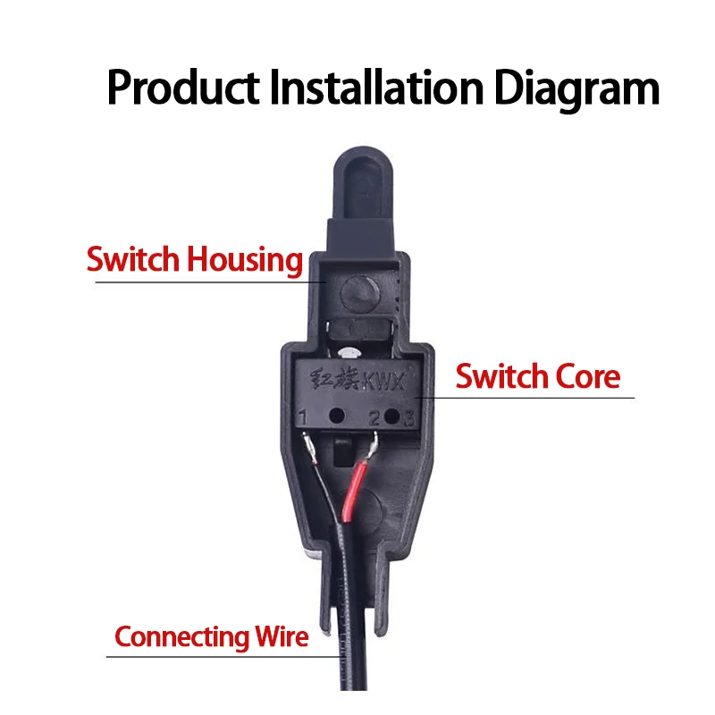 1pcs Hongqi KWX Micro Switch KW4-OZ Compatible with TIG welding torches and plasma cutting torches Red Flag Micro Switch KWX