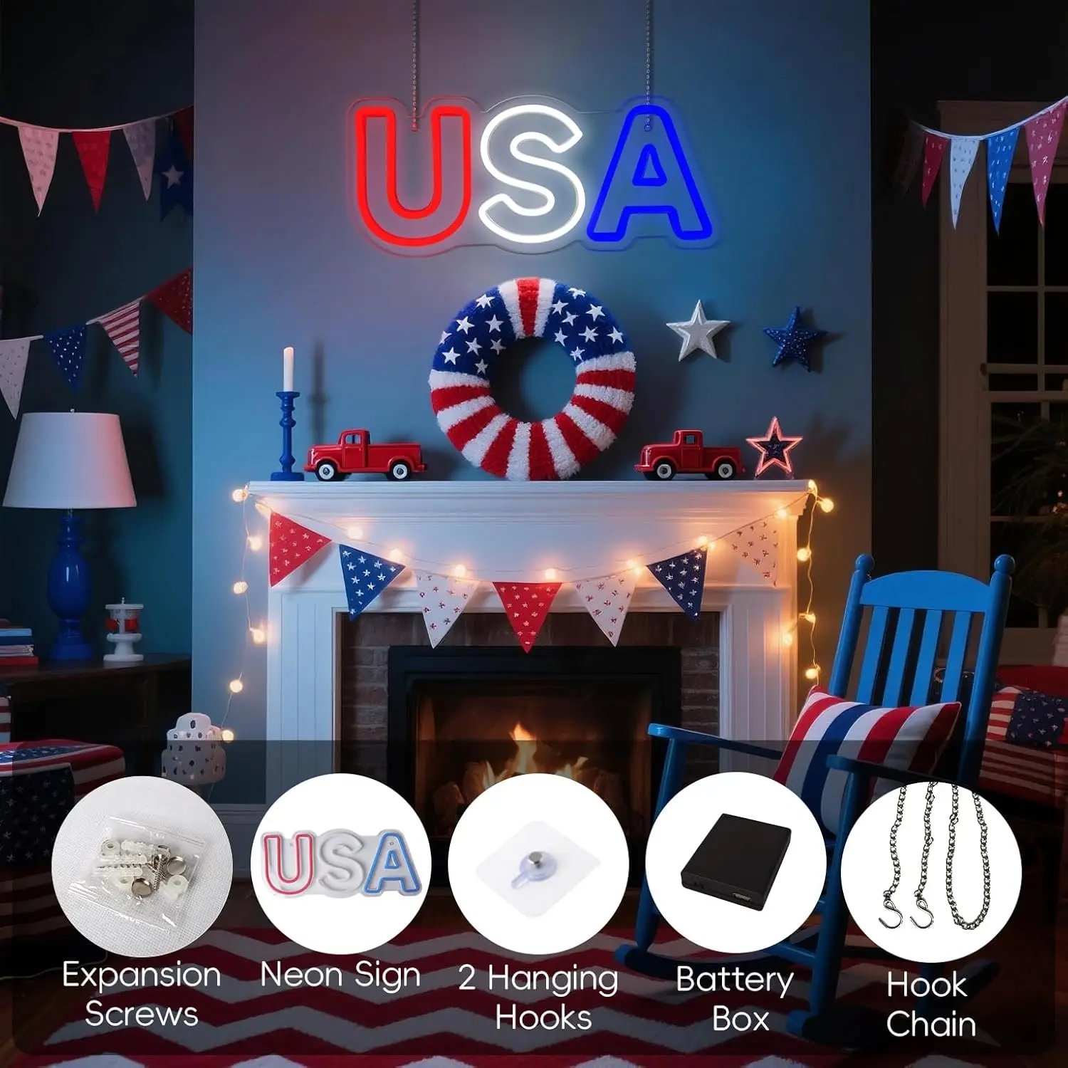 الولايات المتحدة الأمريكية النيون عكس الضوء USB بالطاقة Led ضوء النيون للرجل الكهف نادي بيسترو مقهى الجدول أولي 4th يوم الذكرى الوطني ديكور هدية