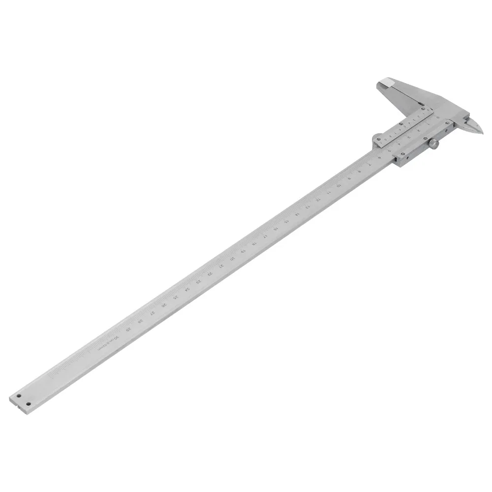 High Carbon Steel Vernier Caliper Dual Reading Scale 0-12 Inch/300mm Range Measurement Gauge Ruler