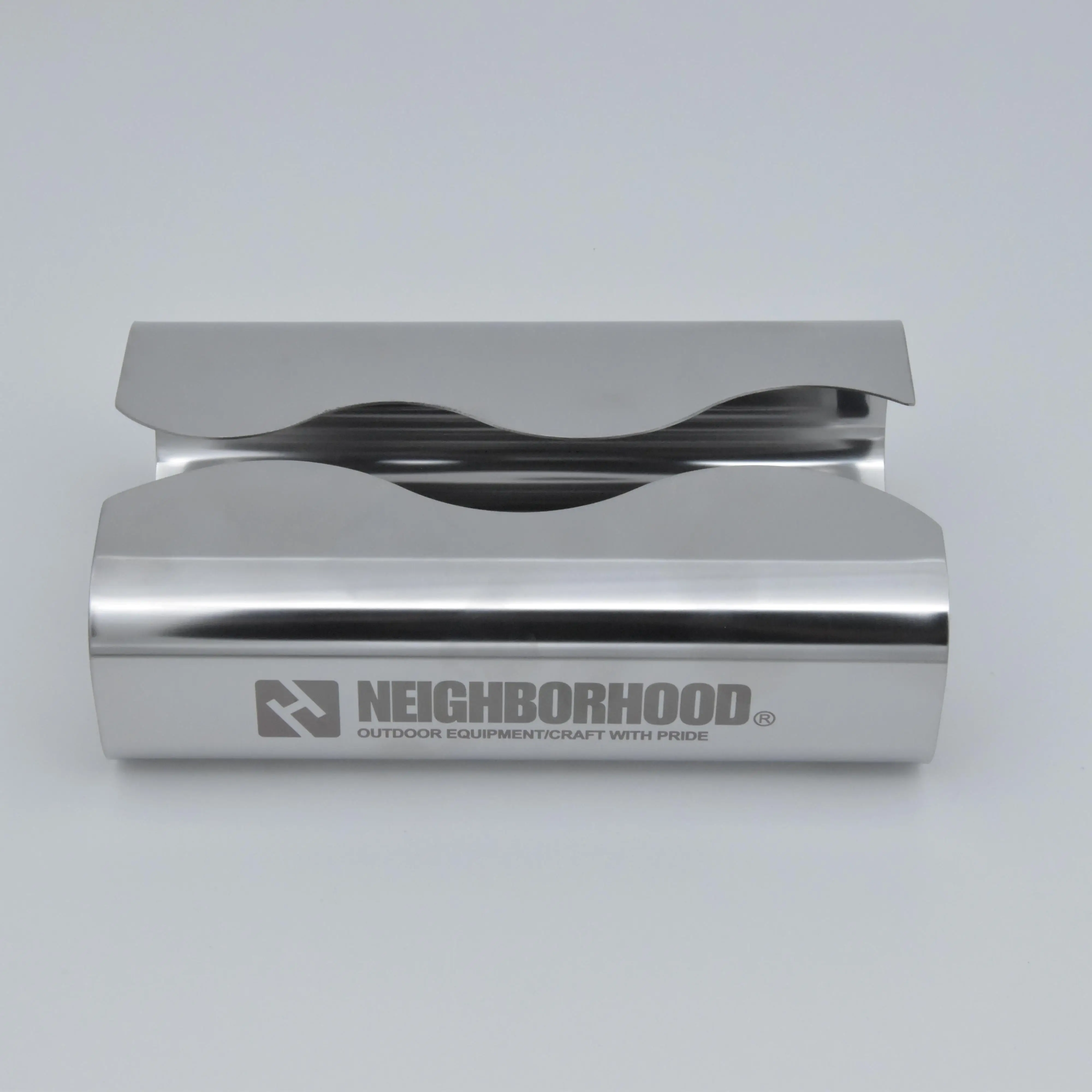 

Neighborhood NBHD curved stainless steel silver tissue box, light luxury home living room minimalist drawer