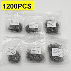 1200PCS/600PCS Plastic Welder Bumper Soldering Staples Plastic Welding Machine Bag Package Plastic Repair Welding Nail