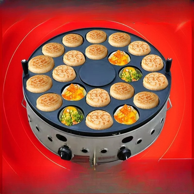 

Egg burger machine gas commercial stall electronic ignition