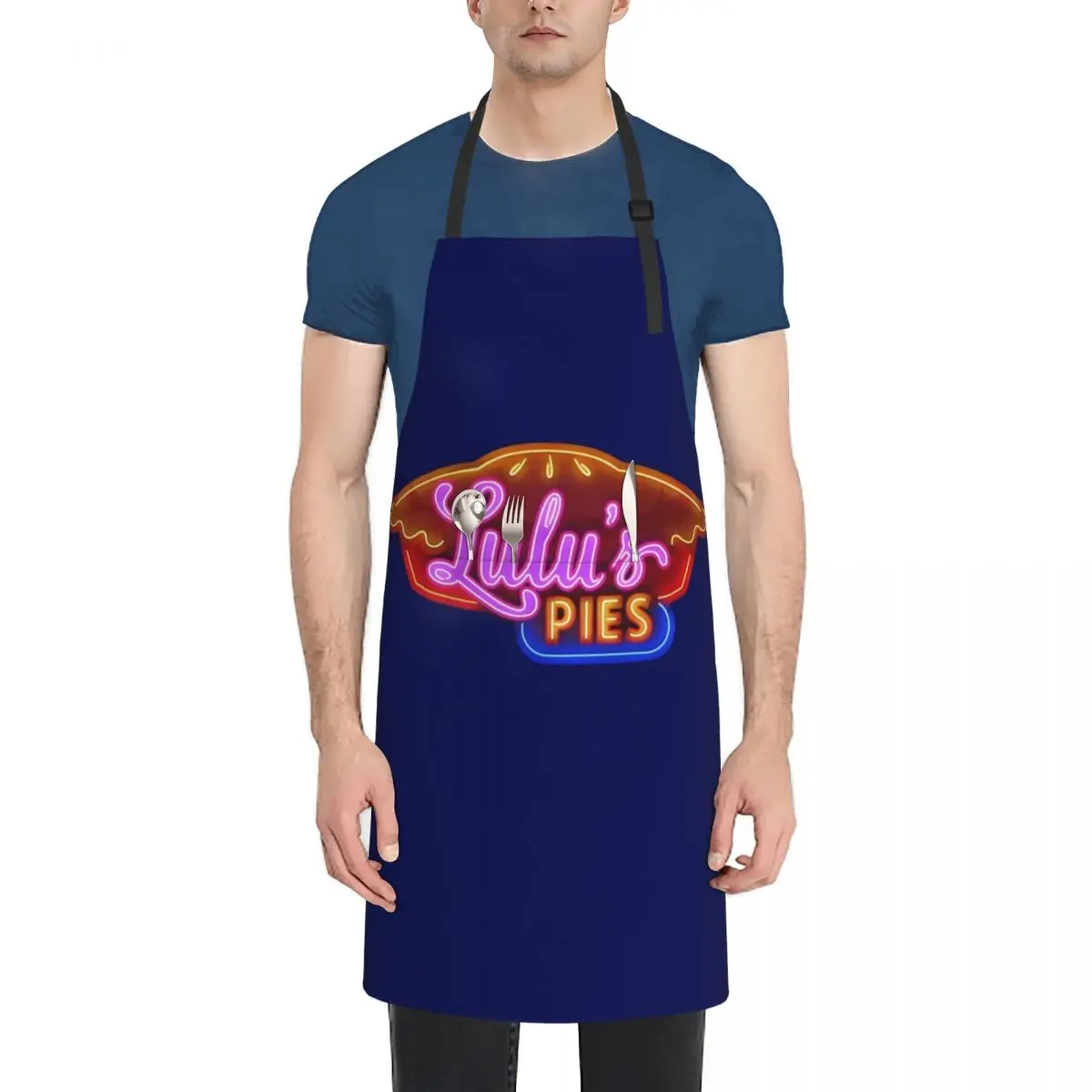 

Lulu's Pies Neon Sign - Waitress the Musical - Broadway, West End Apron professional kitchen Home Supplies bib Apron