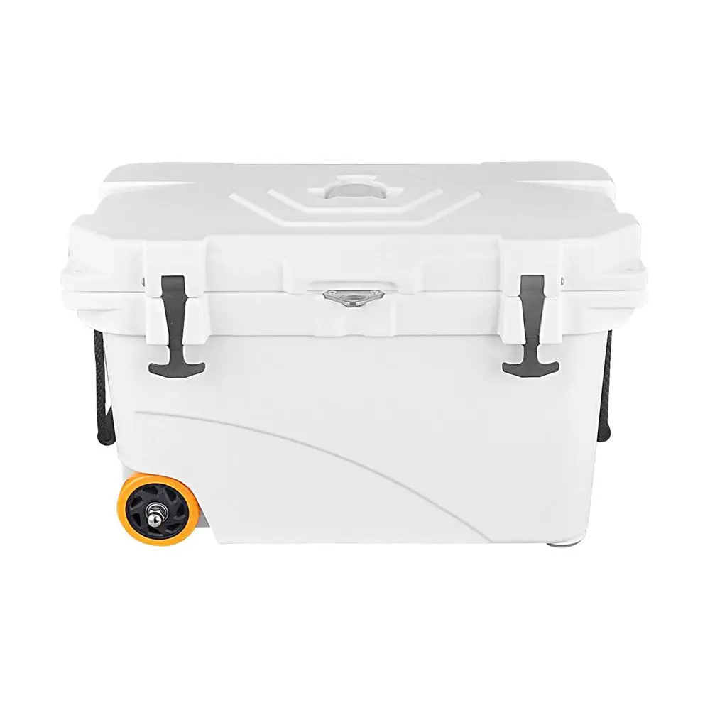 

2021 NEW White Waterproof Multi Functional Food Ice Chest Cooler Box Portable Cooler Box Wheels With