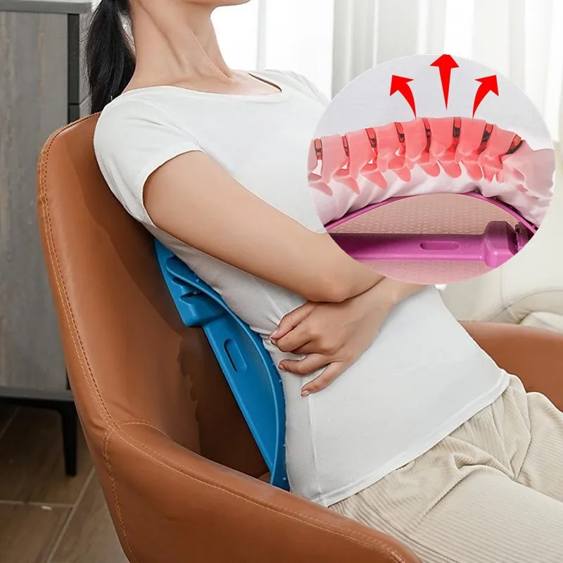 Effective Lumbar Spine Massage Board; Back Soother for Hunchback Correction and Nerve Compression Alleviation