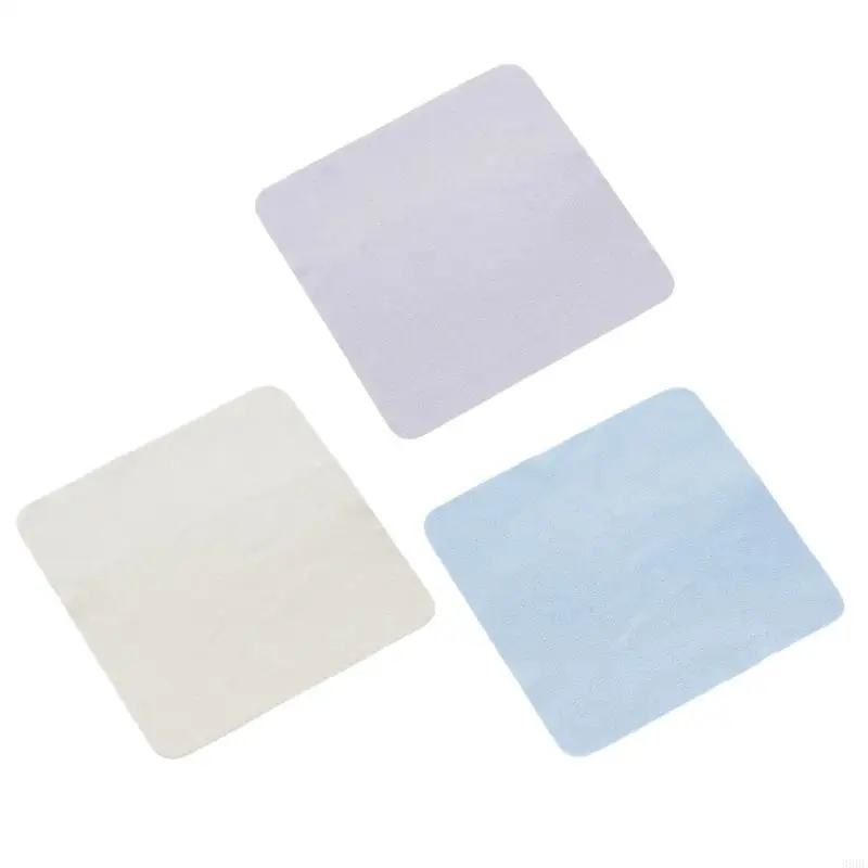 

39BC 3Pieces Eye Glasses Cleaning Cloth Eyeglass Cleaning for Screen Remove Dirt, Fog, Fingerprints