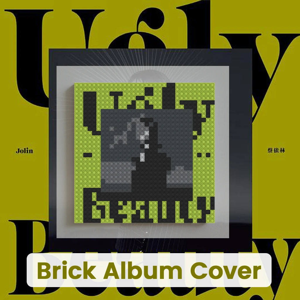 

Jolin Tsai Mandopop Singer Building Blocks Brick Mosaic Wall Art Album Pixel Painting Home Living Room Bedroom Decor Fan Gift