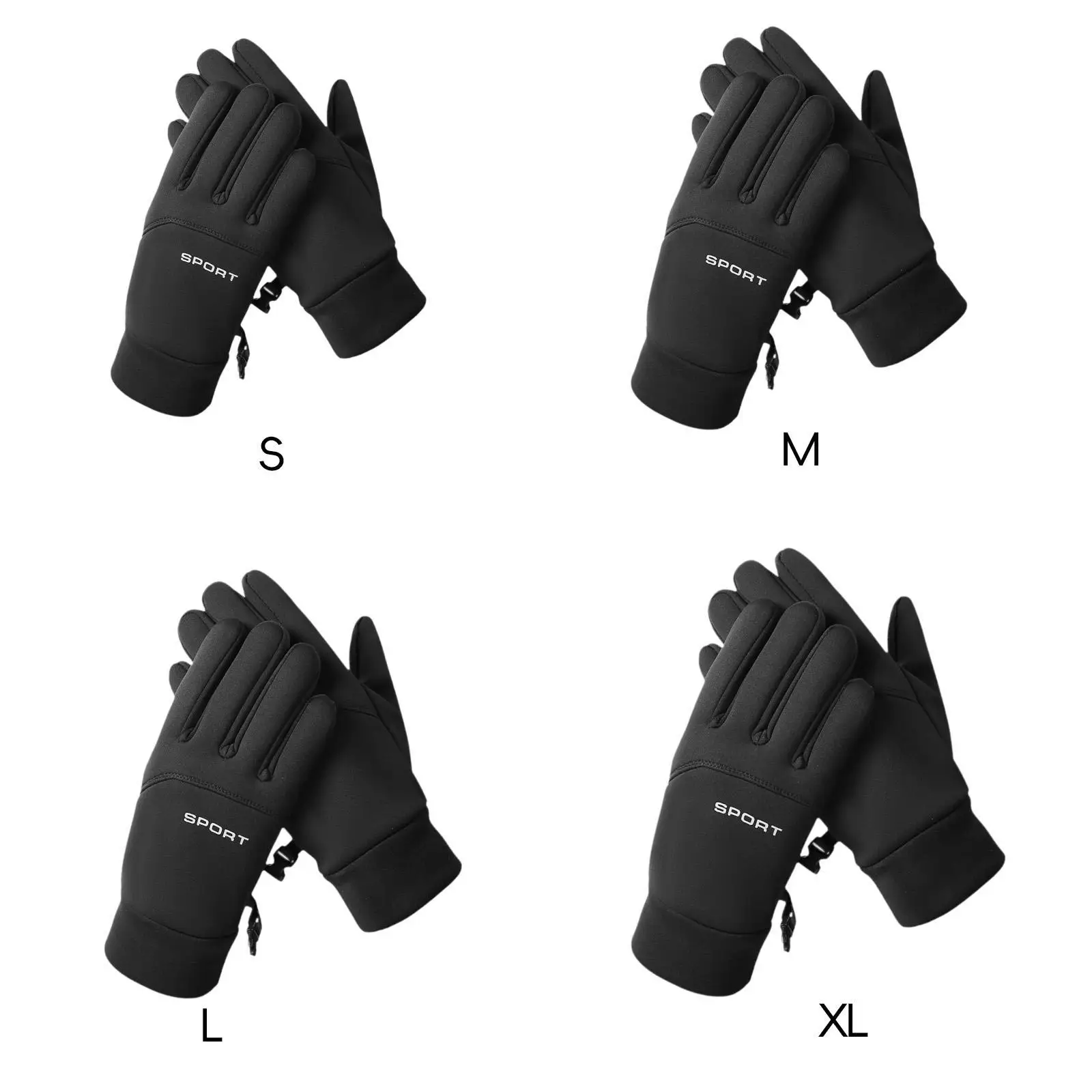 Gants de ski chauds et légers, pour cyclisme, écran tactile