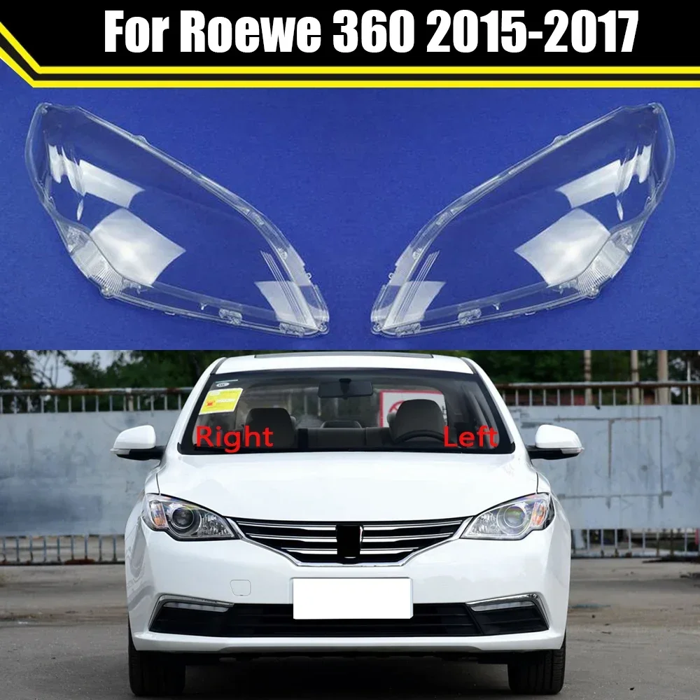 

For Roewe 360 2015 2016 2017 Car Protective Headlight Glass Lens Cover Shade Shell Transparent Light Housing Lamp Lampshade