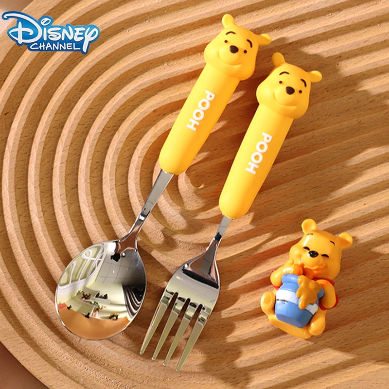 

Disney Winnie The Pooh 304 Stainless Steel Spoon Cartoon Cute Spoon Fork Funny Children Spoon Tableware Party Gift