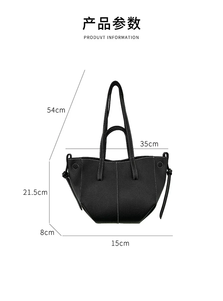 Luxury Tote Bag for Women Trend Large Capacity Female Shoulder Bag Quality PU Leather Simple Designer Wings Woman Handbag