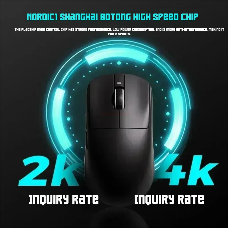 Vxe-Souris de jeu sans fil Dragonfly R1 Pro Max, Paw3395, Nordic52840, 2kHz, vitesse intelligente X, faible retard, Fps, poids l