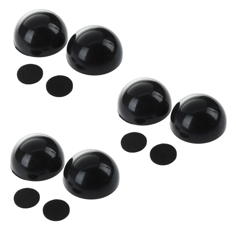 6 Pcs Laptop Notebook Black Antiskid Cool Ball Cooler Stand Pad