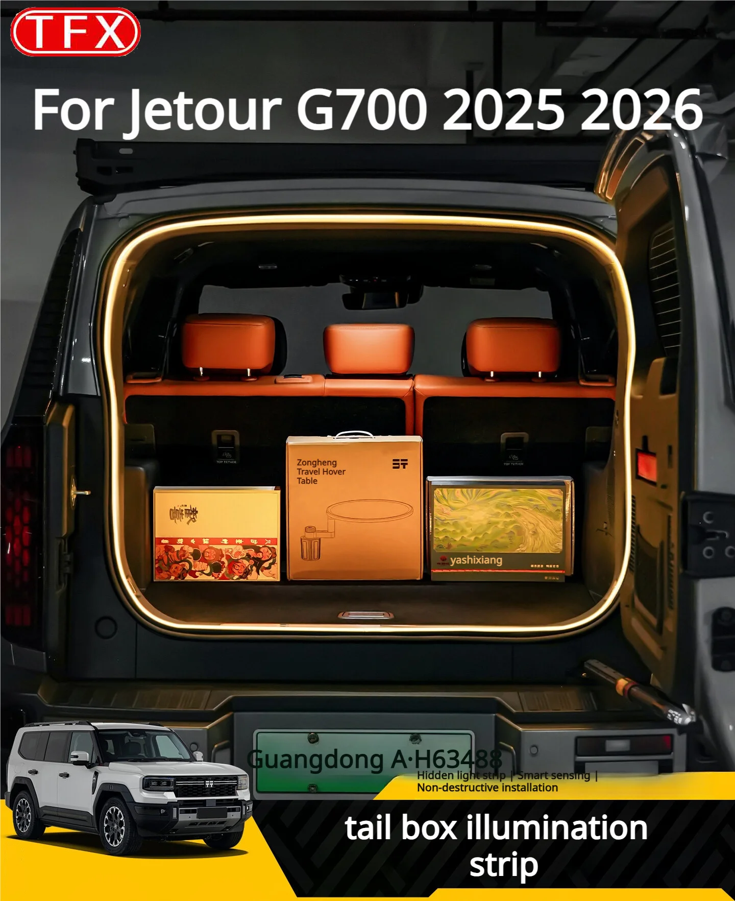 ジェットゥールg700-2025-2026-車用スタイリング-トランクledライトストリップ-アンビエントテールゲートランプ-キャンプ-アウトドア-防水ライトアクセサリー