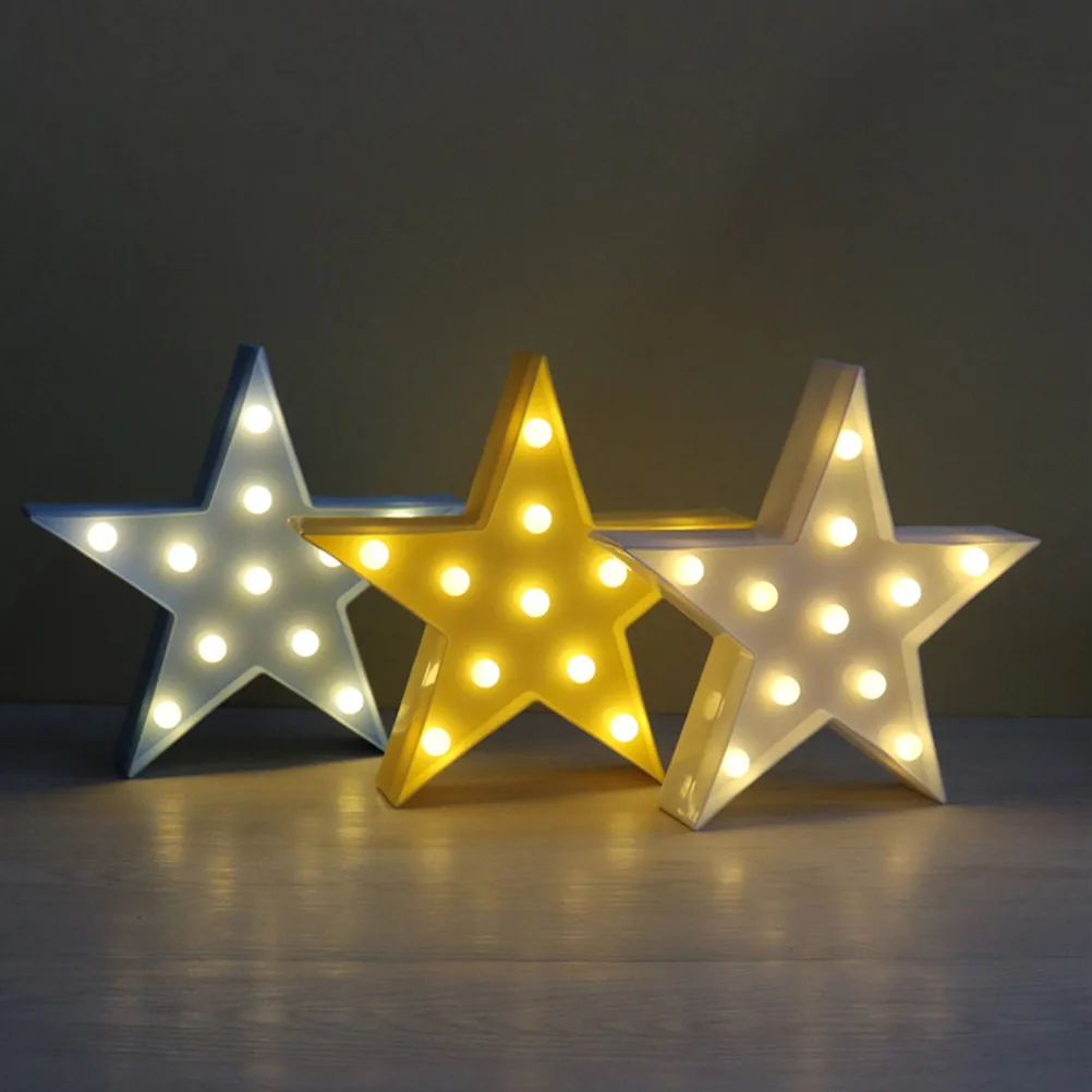 

Светодиодная лампа в форме звезды с 11 светодиодами, декоративный светильник для праздничных мероприятий, подарок для комнаты, белый цвет