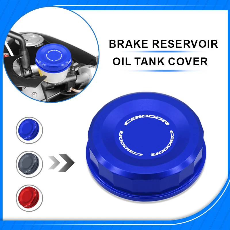 For Honda CBR600RR CBR1000RR CBR1000RR-R CB1000R Motorcycle CNC Front Brake Clutch Fluid Reservoir Oil Cap Protection Cover