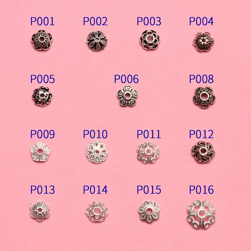 S925 Sterling Spacer Bead Jewelry Tool DIY Material Accessory