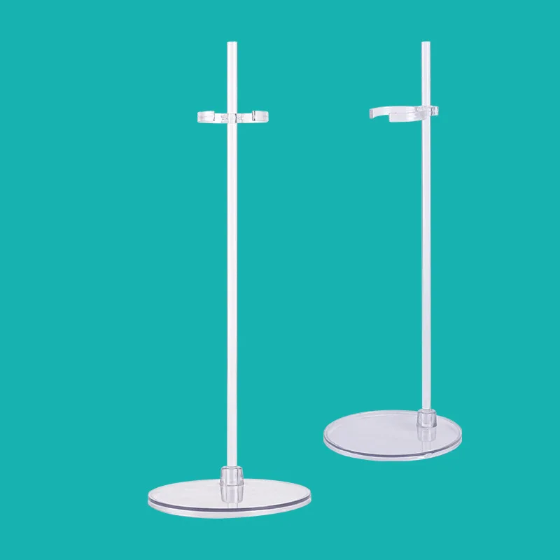 BJD Doll Standing Stand 30cm SD Doll Support Stand Waist Strap Transparent Plastic Bracket Children's Doll Bracket Accessories