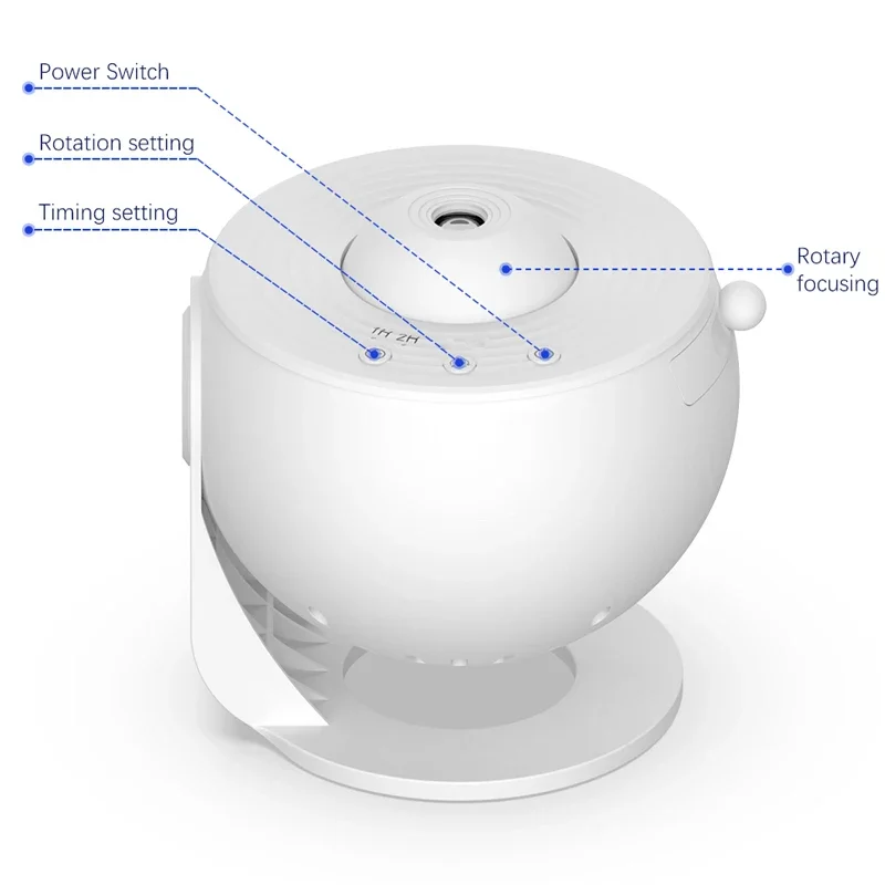 스타 프로젝터 야간 조명 스타 스카이 프로젝션 회전 천문관 프로젝터 룸 장식 공간 프로젝터 램프 룸 장식