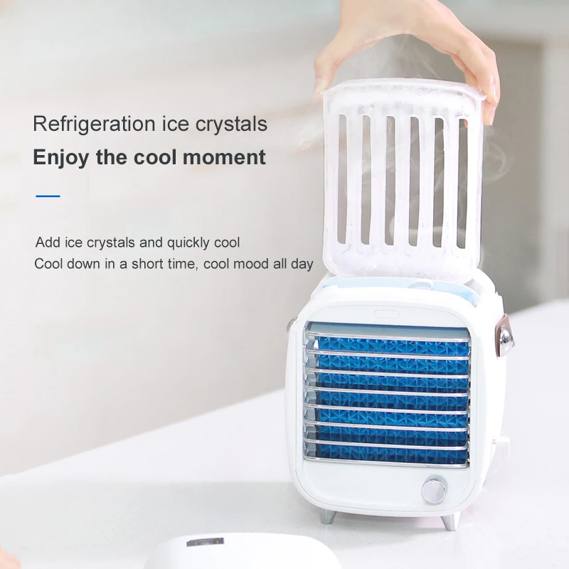 Mini Air Conditioner Air Cooler Fan Water Cooling Fan Air Conditioning for Room Office Mobile Portable Air Conditioner for Cars