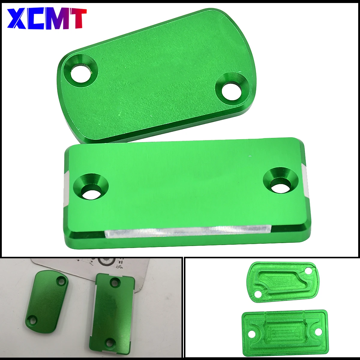 

For Kawasaki KX125 KX250 KX250F KX450F 250F 450F KLX300R KLX450R CNC Motorcycle Front Rear Brake Fluid Reservoir Cap Cover