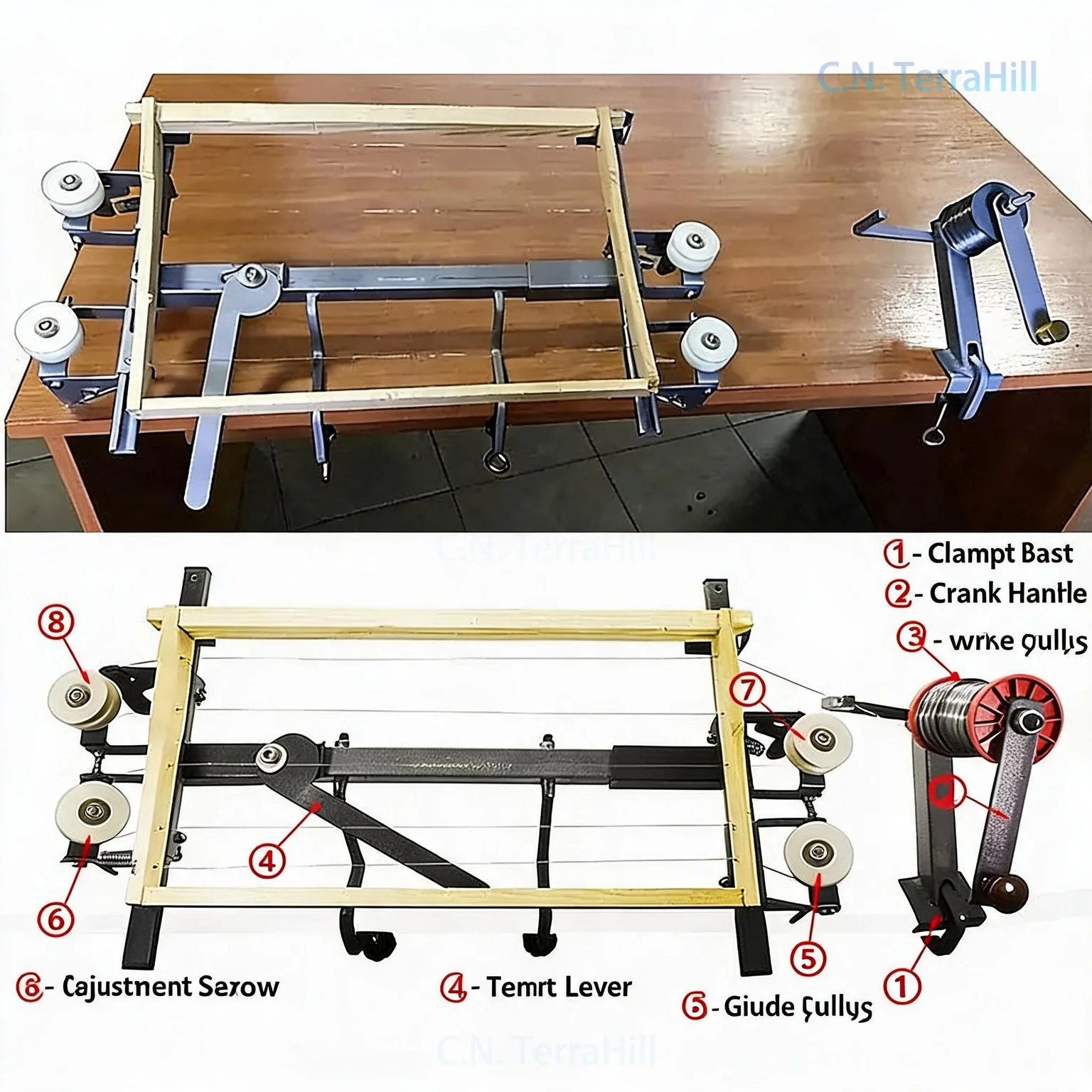 Beekeeping Frame Wiring Tool, Nest Frame Wire Embedder Roller, Beehive Frame Wire Tightener Installation Tool for Beekeepers
