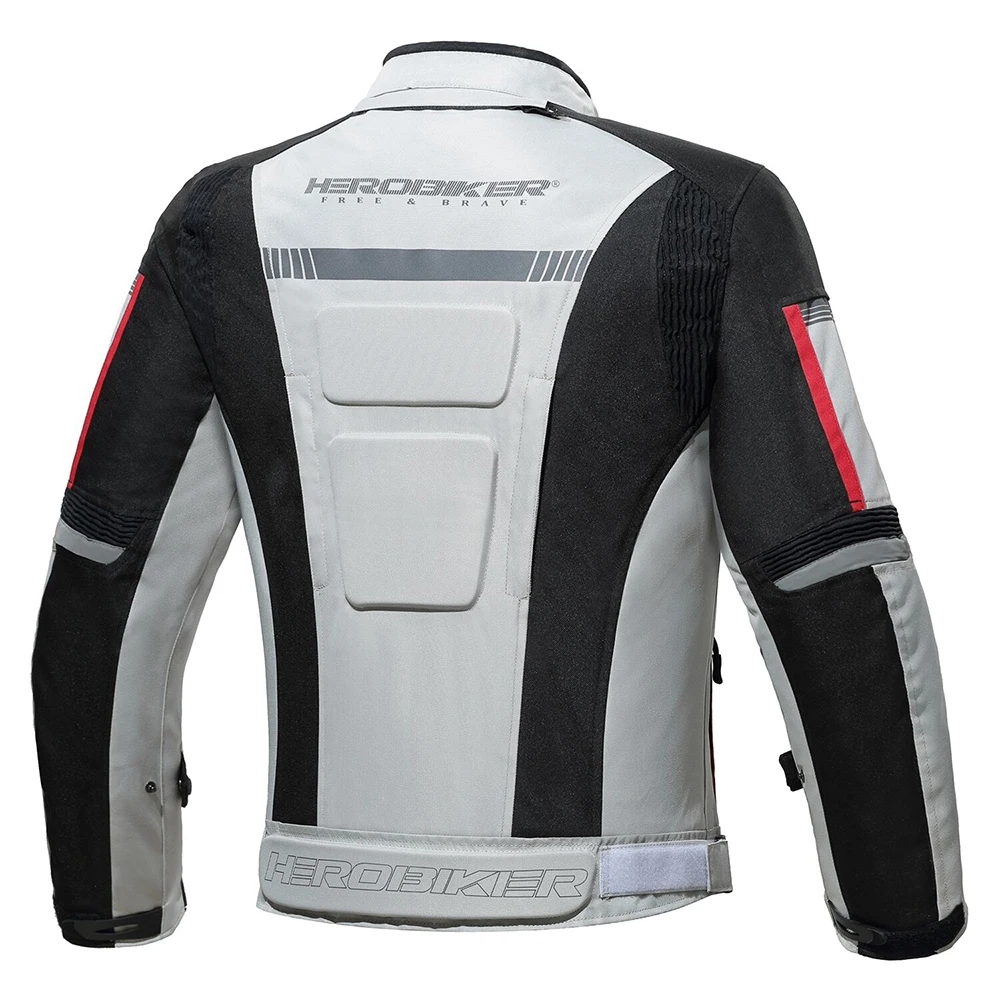 Herobiker Motorrad jacke wasserdichte Motorrad anzug Renn jacke Schutz Motocross Jacke mit abnehmbarer Biker jacke