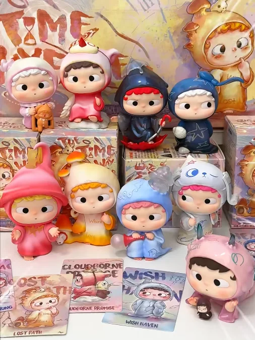 

OZAI The Time Way Farer Series Mini Blind Box Collectible Doll Trendy Gift For Girls Toy Desktop Ornament Cute Decorations