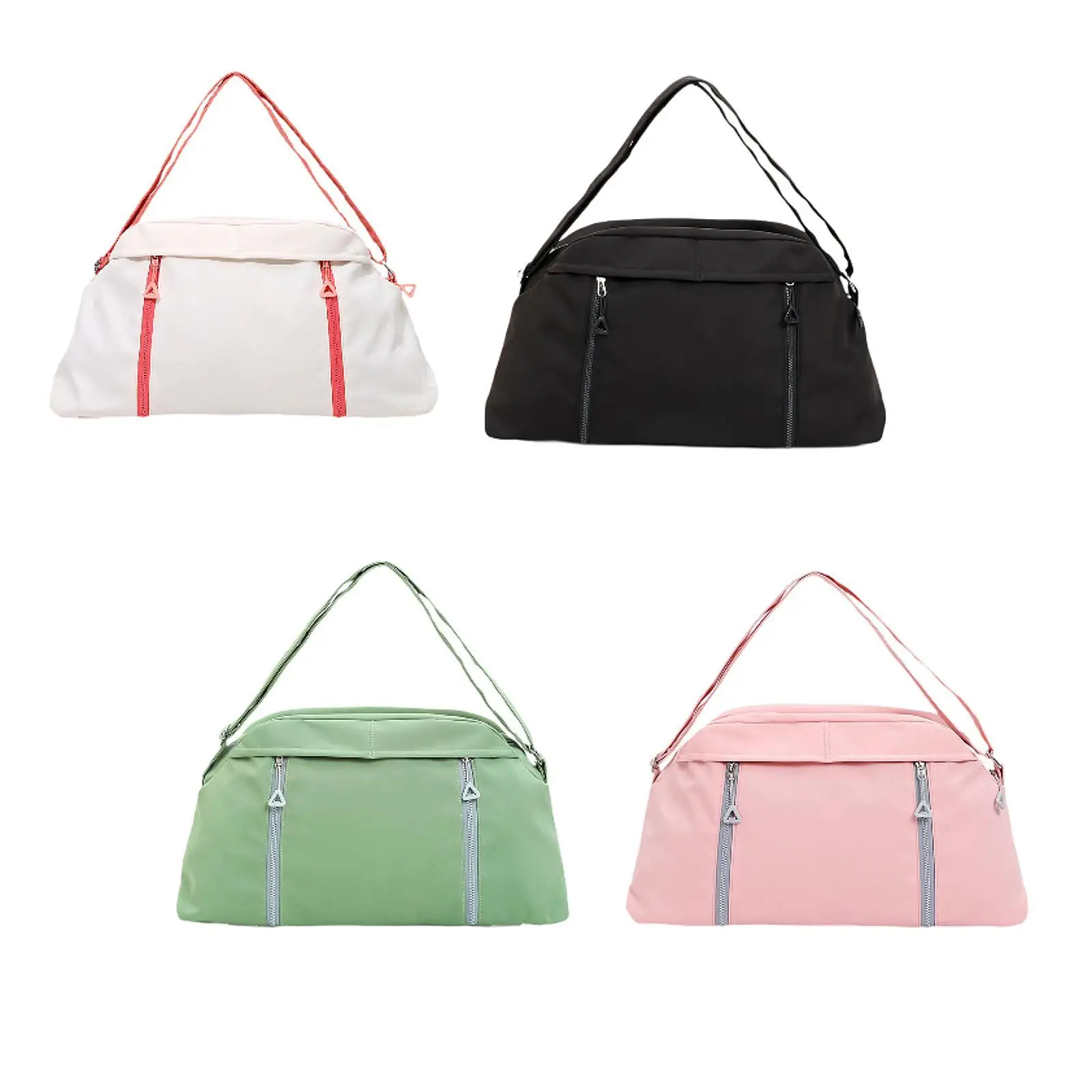 حقيبة سفر من القماش الخشن مقاومة للماء للنساء والرجال مع مقصورات متعددة حقيبة عطلة نهاية الأسبوع لحمام السباحة والشاطئ والرياضات الخارجية