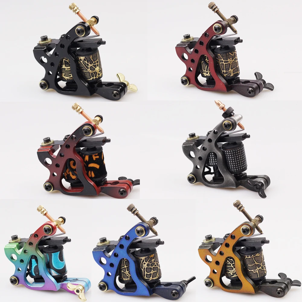 

Tattoo machine 10 Copper Coils permanent makeup Tattoo Supplies Makeup Tattoo Pen Machine